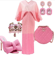 The Lowell Pink Midi Dress