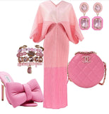 The Lowell Pink Midi Dress