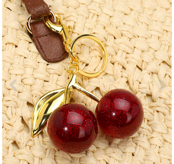 Cherry Purse Charm