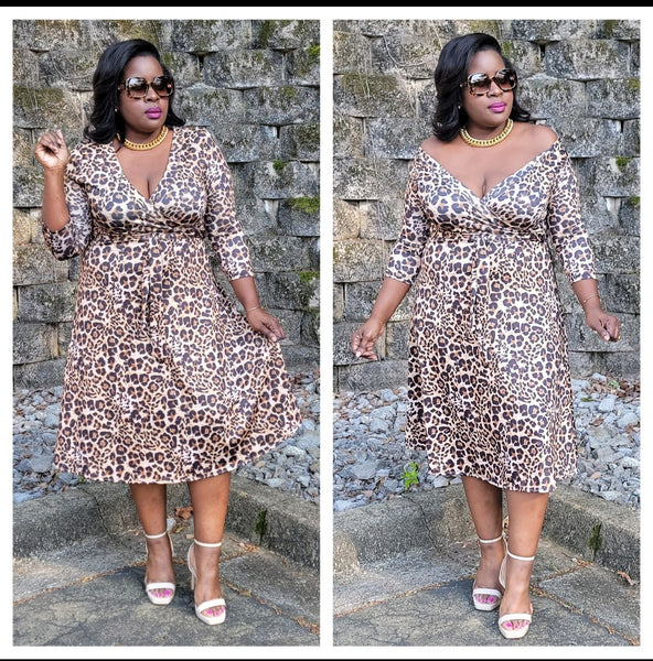 Leopard Midi Dress