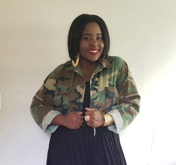 Cropped Camo Jacket