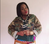 Cropped Camo Jacket