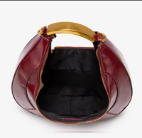 Abstract Hobo Bag