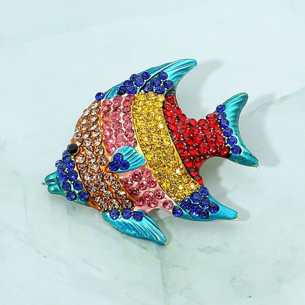Fish tail brooch