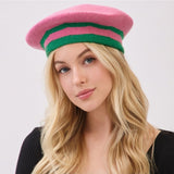 Pink Green Beret Hats
