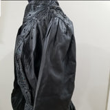 Rose in Leather Peplum Jacket
