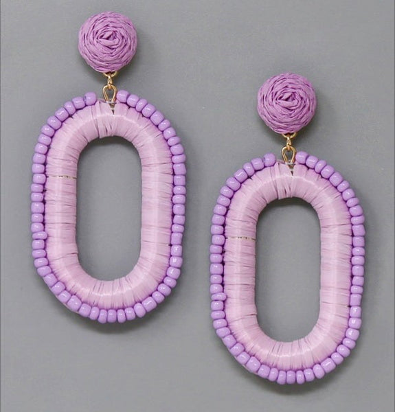 Lavender Loo Earrings
