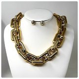 Chinky Chain Necklace Set