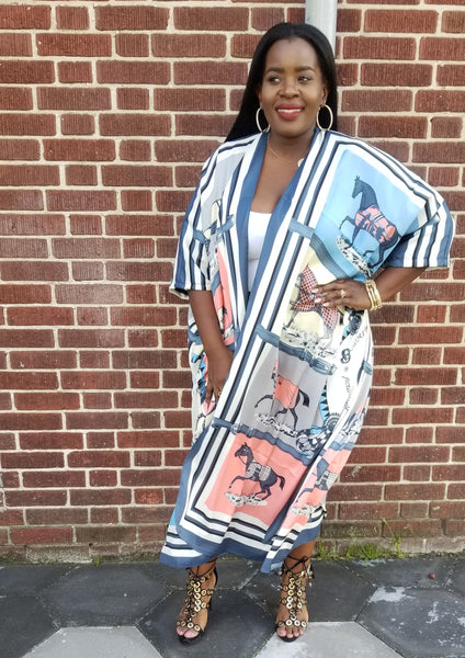 Equestrian kimono
